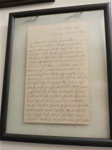 1929 letter written in German from great-grandmother to my mother